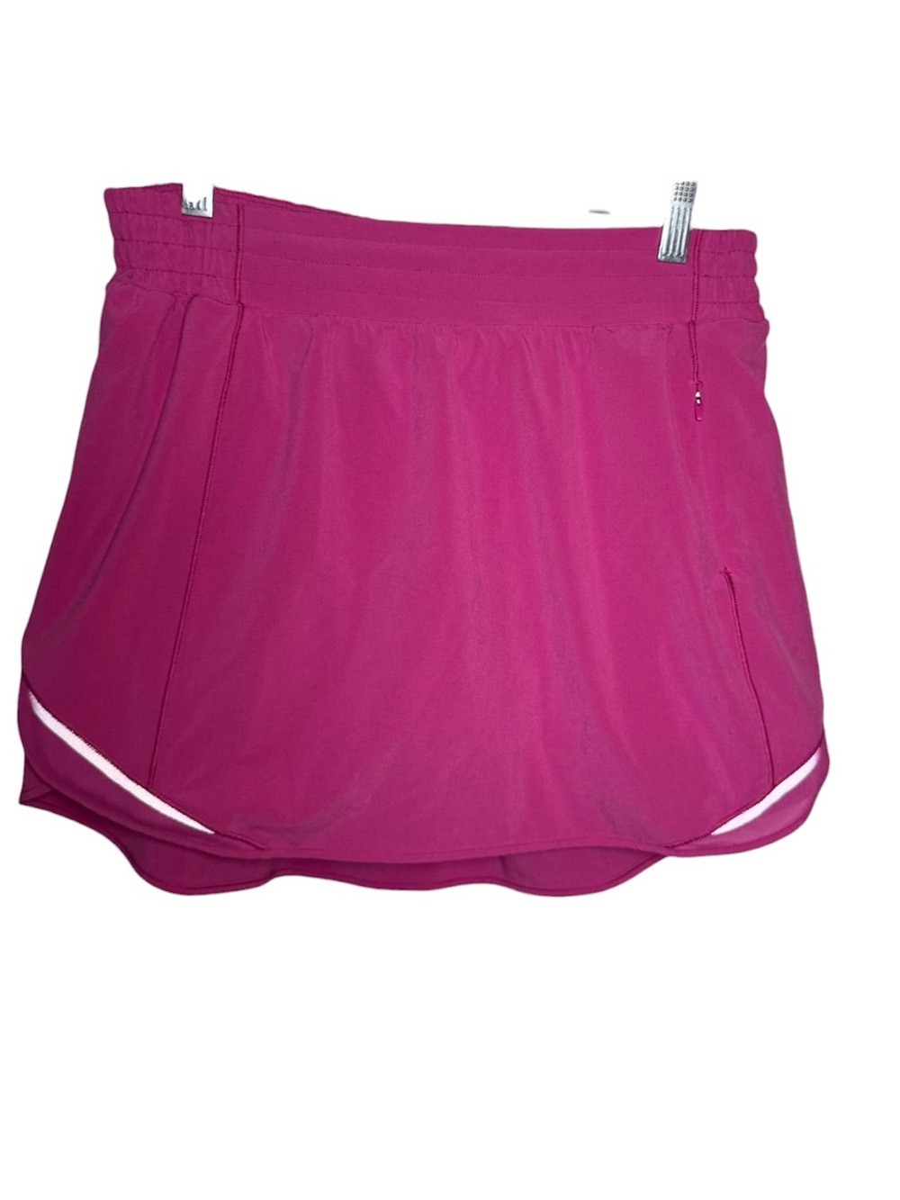 Lululemon Pink Athletic Skort Size 10 Pull-On Elastic Waist Pockets